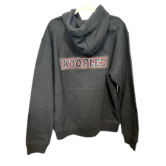 The Kooples Other - The Kooples Cotton Fleece Logo Patch Loose Fit Hoodie Size XL